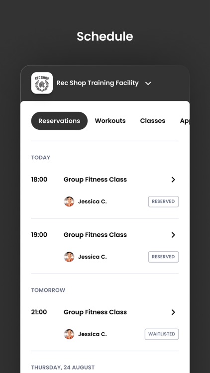 Rec Shop Training Facility