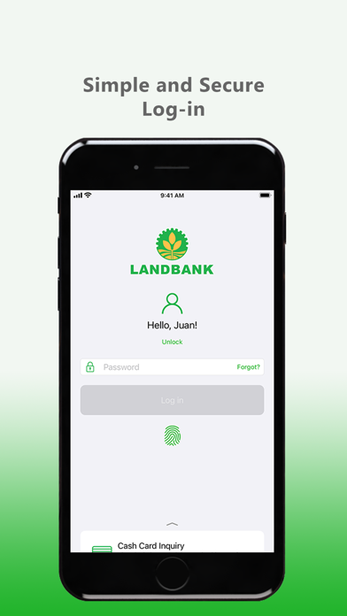 LANDBANK Mobile Banking Screenshot