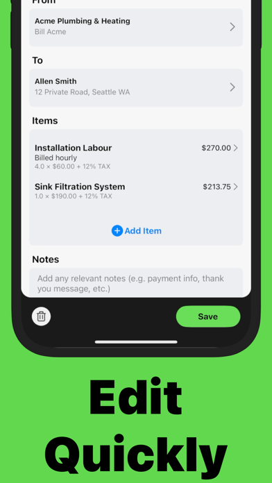 InvoiceZ: Simple Receipt Makerのおすすめ画像3