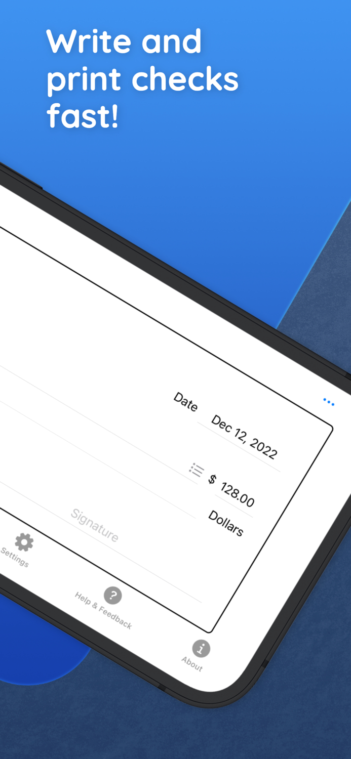 Check Writer Print Checks