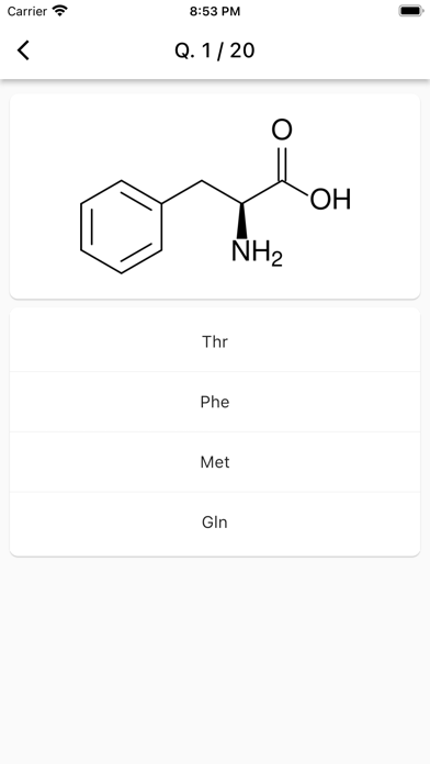 Amino Acids OTG Screenshot