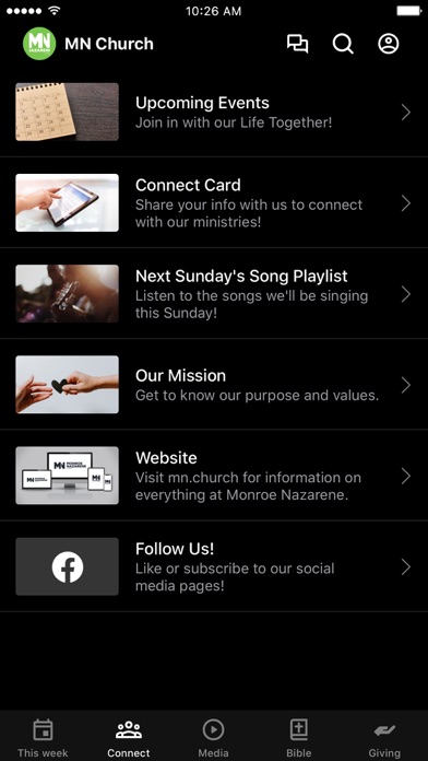 Screenshot 2 of Monroe Nazarene App
