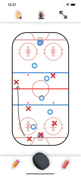 Game screenshot Hockey Playboard apk