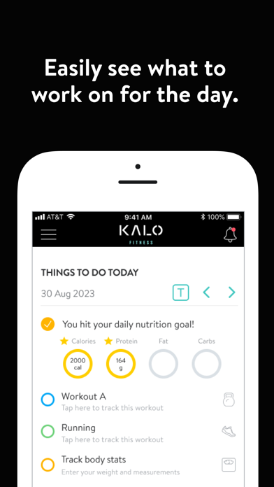 KALO Fitness Screenshot