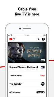 youtube tv iphone screenshot 1