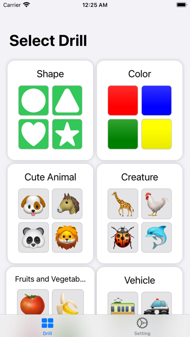 Tap Drill For Kids Screenshot