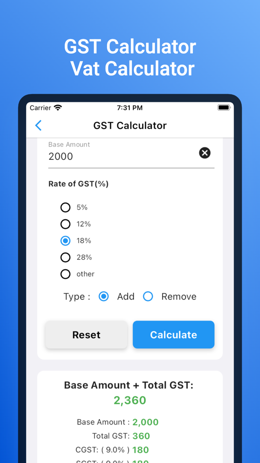 #8. Percentage Calculators (iOS) 由: Jaydip Jethva