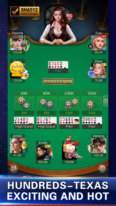 Pocket Texas Hold'em Screenshot