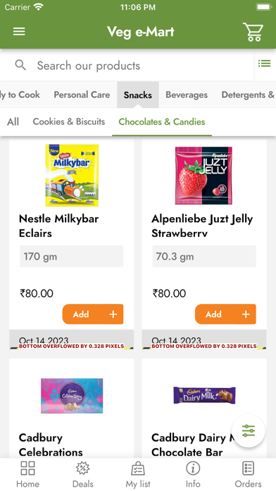 Veg e-Mart Screenshot