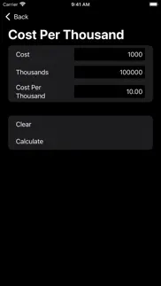 media calculator: cpms & cpas iphone screenshot 4
