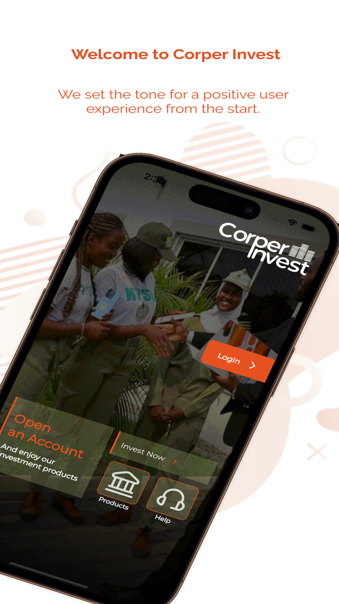 Corper Invest Mobile