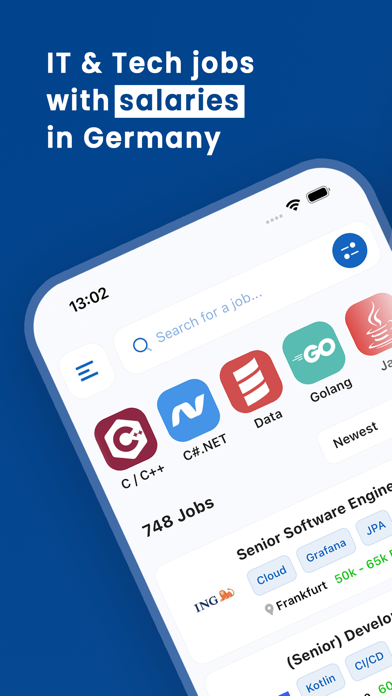 GermanTechJobs Screenshot