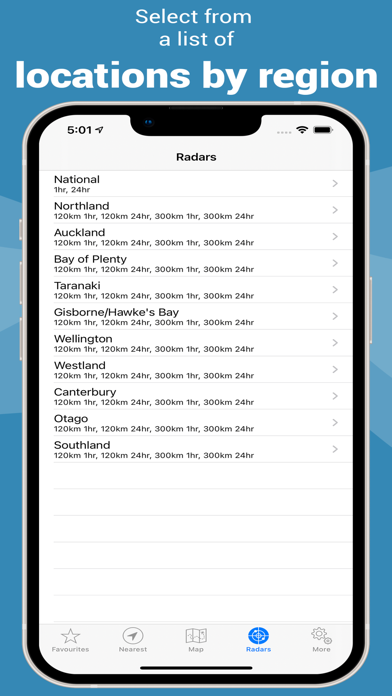 Rain Radar New Zealand Screenshot