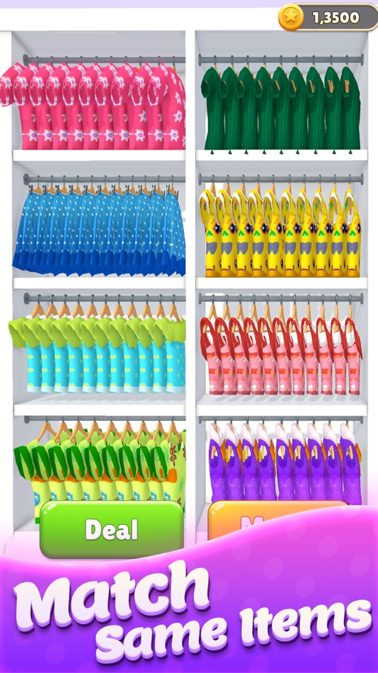 #3. Clothes Sort 3D (iOS) 由: StarBlaze CO.,LTD