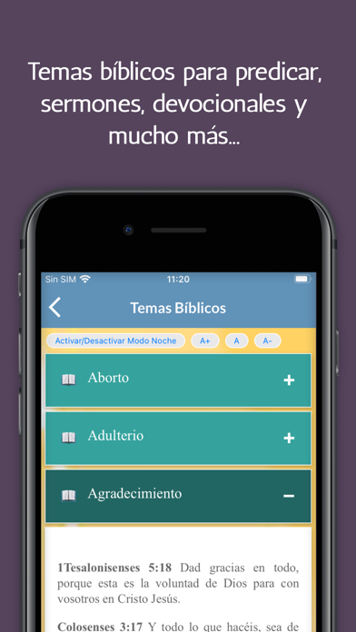 Estudios Bíblicos y Biblia Screenshot