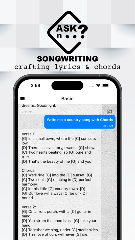 #3. Chatting AI, Chatbot w AskN AI (iOS) 来自: Learn to Sing - Vocal Warmups, Singing Lessons, Ear Training, Karaoke
