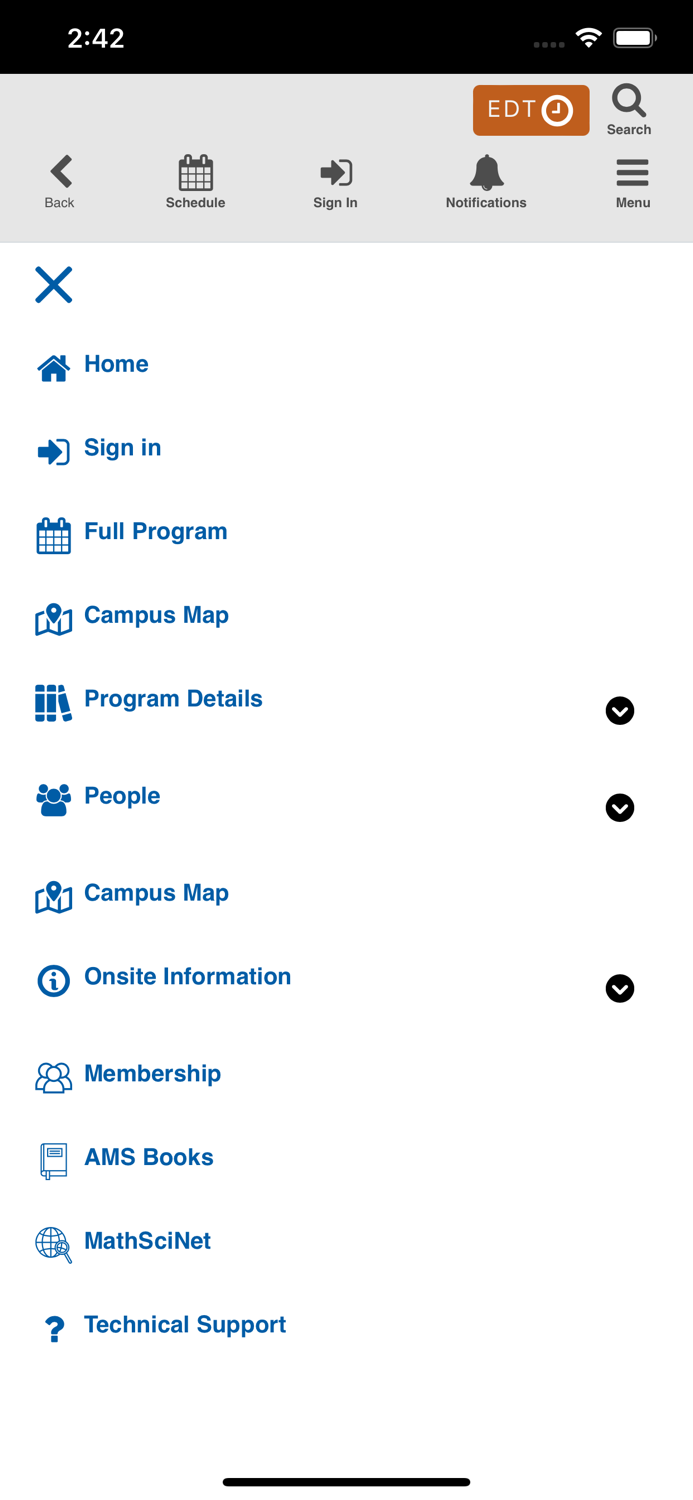 AMS Fall 2023 Eastern