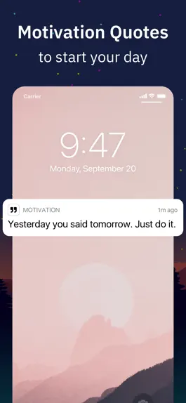 Game screenshot Motivation quotes, Daily quote hack
