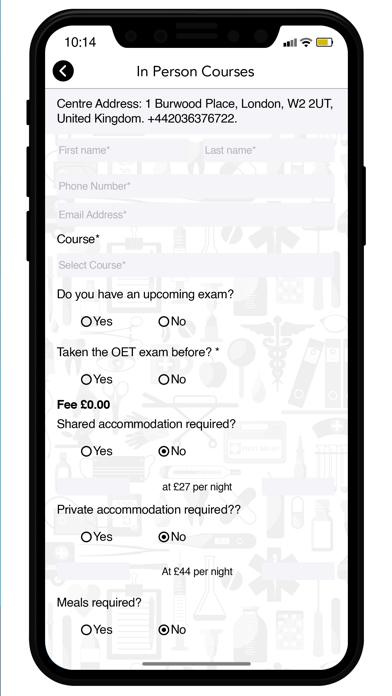 OET Pharmacists Screenshot