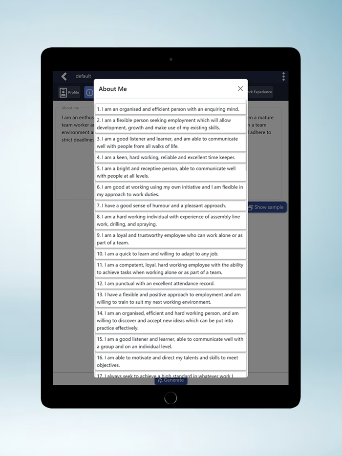 Resume maker - resume tool