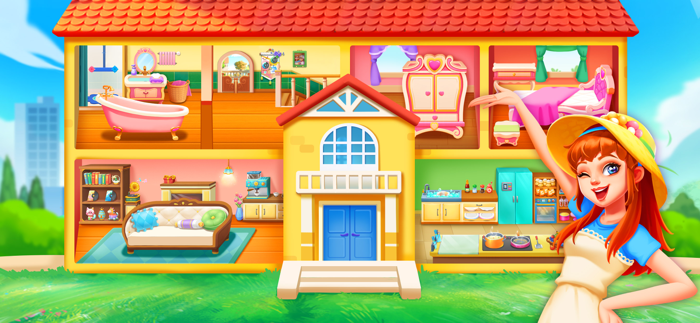 Little Pandas Girls Town