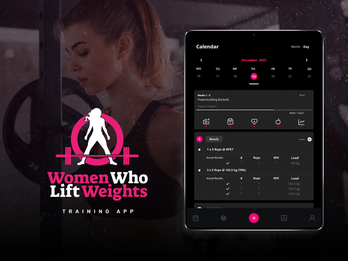 Women Who Lift Weights App