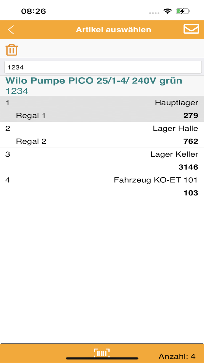 EasyTec mobile Lagerverwaltung