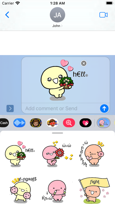 Screenshot #1 pour ChipChip Stickers Pack