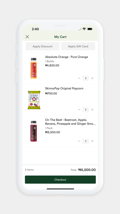 Greenbasket Africa Screenshot