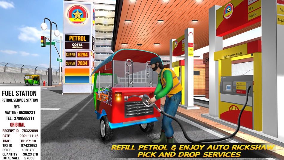 #4. Tuk Tuk Auto Rickshaw 3D Sim (iOS) Podle: MASH Entertainment