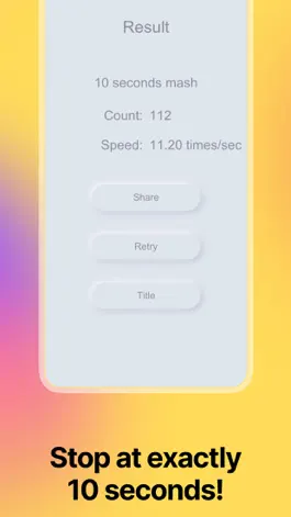 Game screenshot Time Perception Test apk