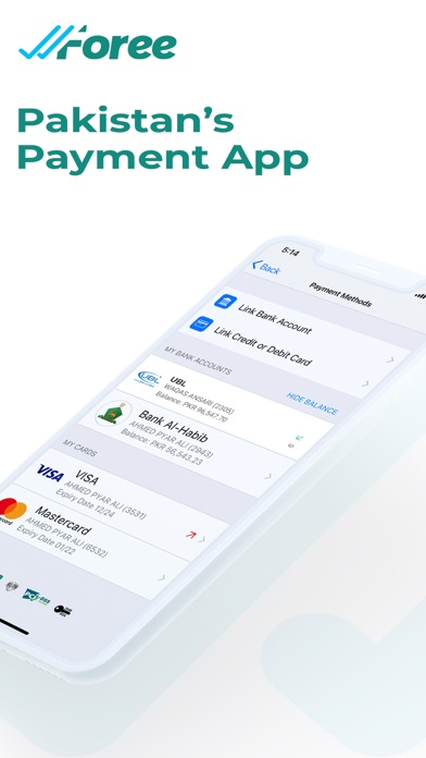 Foree -Pakistan's Payments App Screenshot
