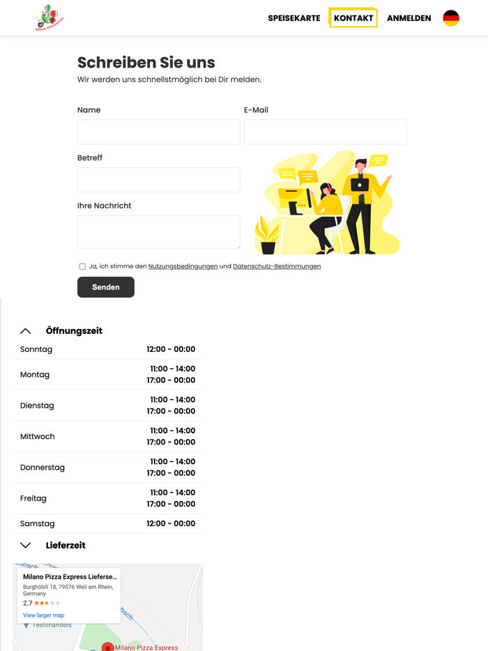 Milano Pizza Express