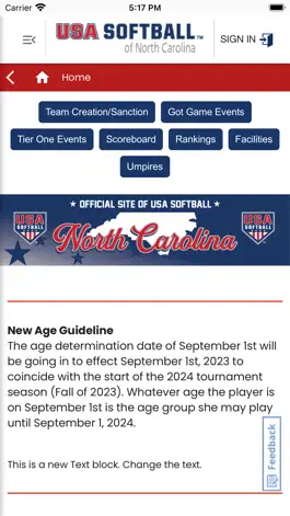 Game screenshot North Carolina Softball mod apk