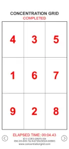 Concentration Grid screenshot #4 for iPhone