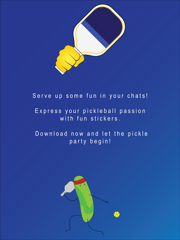Screenshot #5 pour Pickleball Stickers