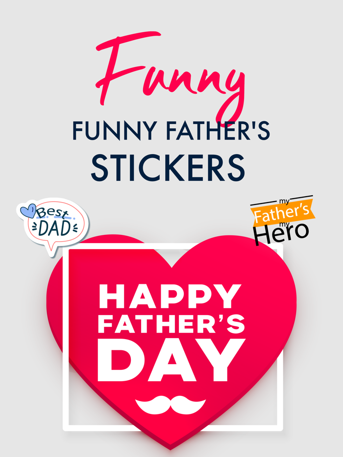 Funny Fathers Day Stickers