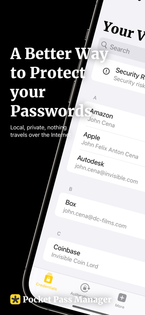 ‎Pocket Pass Manager Screenshot