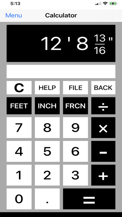 Construction Calculator - Feet Screenshot