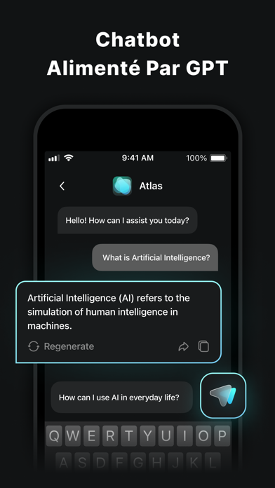 Screenshot #1 pour Atlas - ai chat francais
