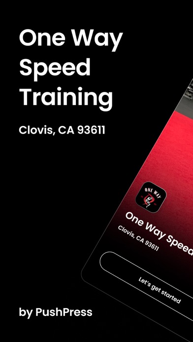 One Way Speed Training Screenshot
