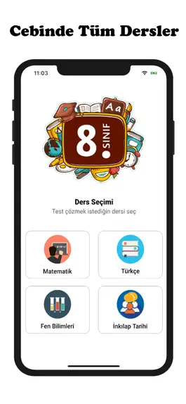 Game screenshot 8.Sınıf Tüm Dersler mod apk