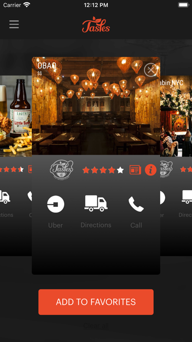 Tastes Screenshot