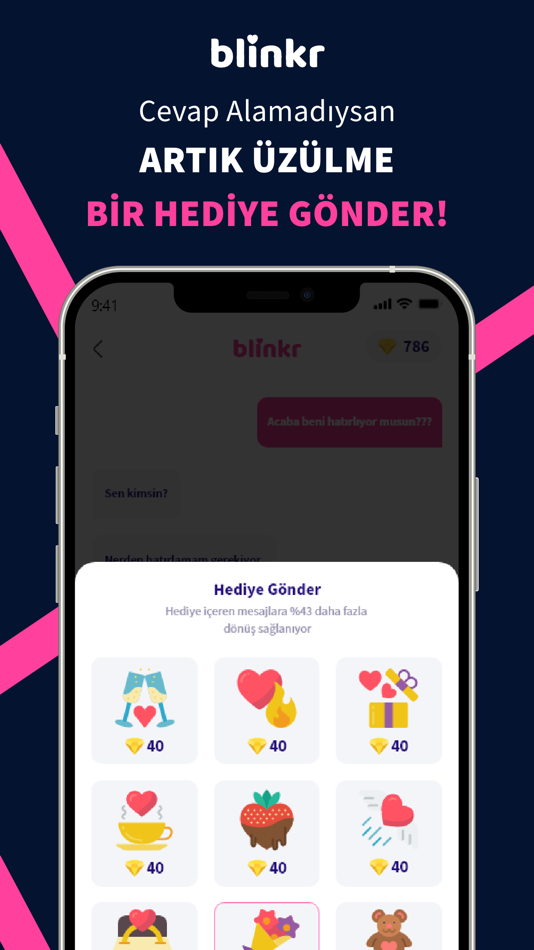 #6. Blinkr - Anonim Chat (iOS) By: Mehmet Ali Kara