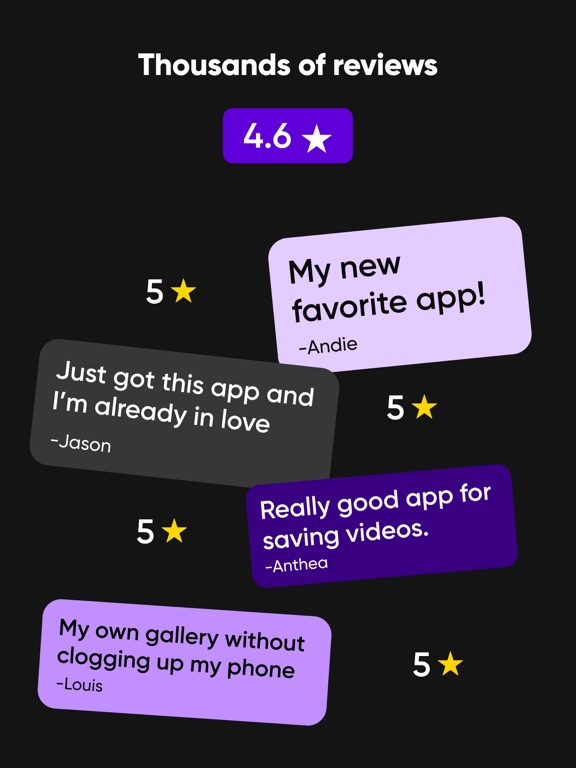 Screenshot #5 pour Faves - cloud video storage