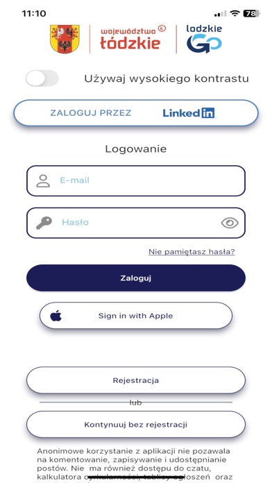 Screenshot 1 of LodzkieGo! App