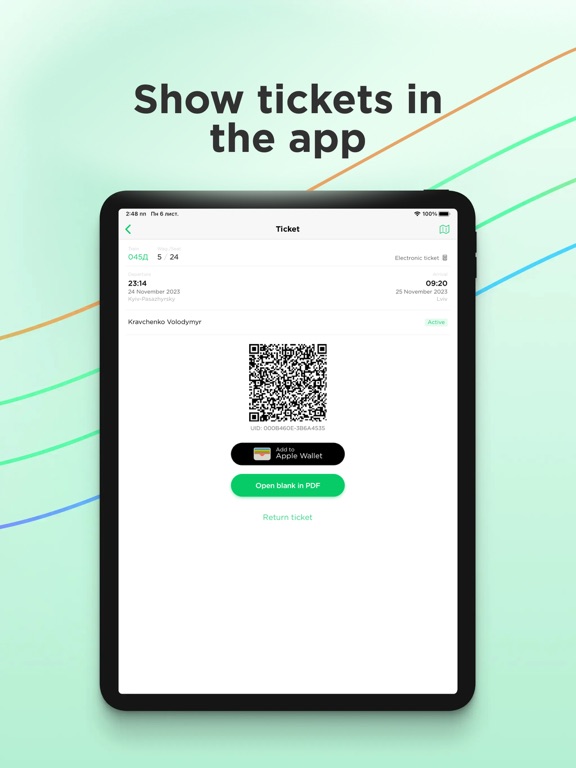 proizd.ua iPad screenshot 4 - Travel app