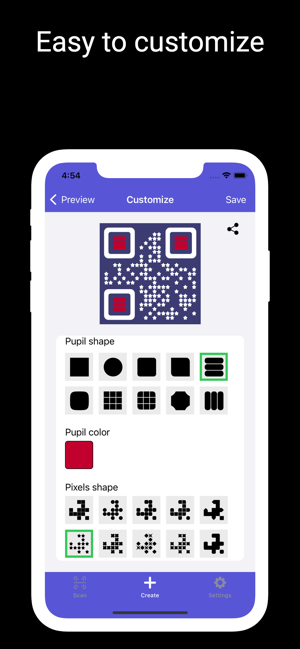 ‎Custom QR - Scan and create Screenshot