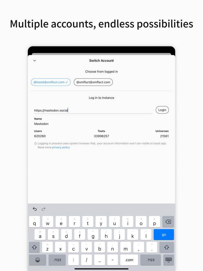 tooot - fediverse and Mastodon