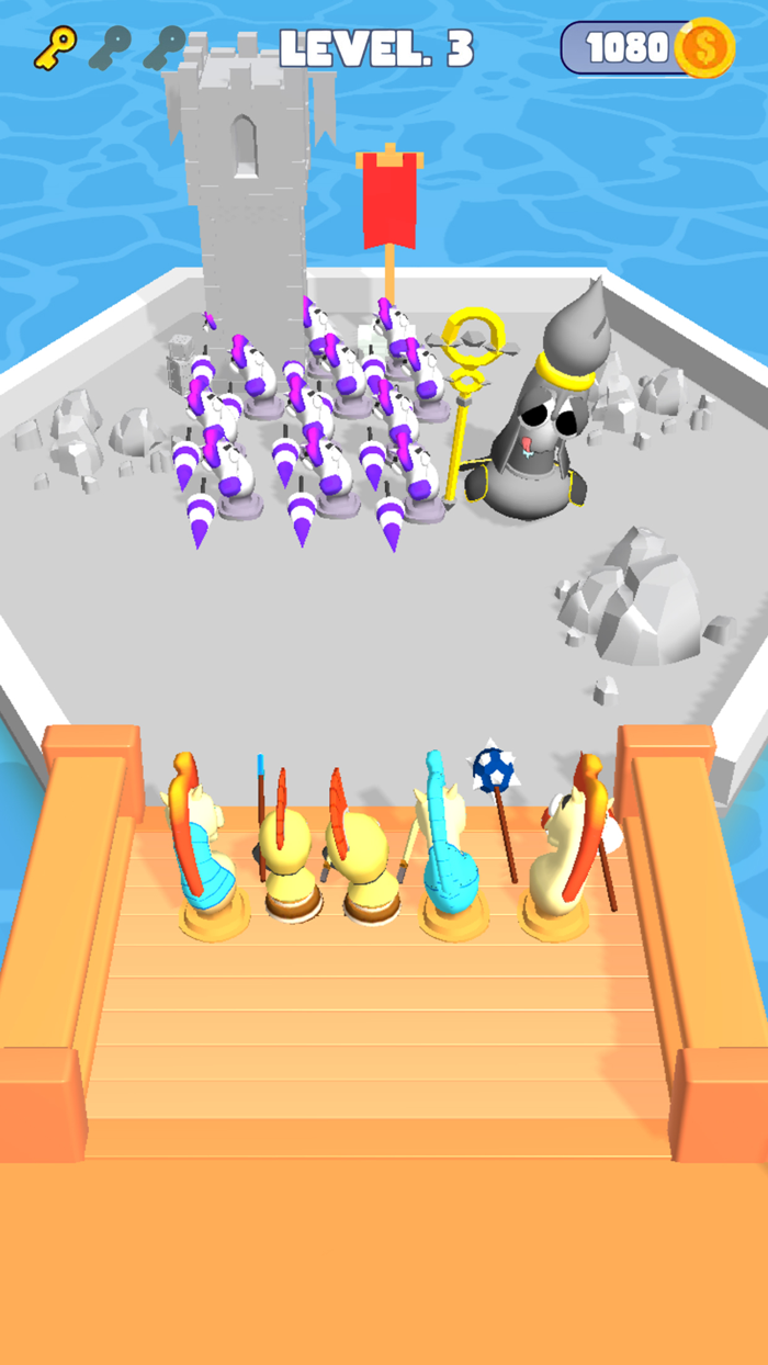 Chess Lore Run Merge Queen